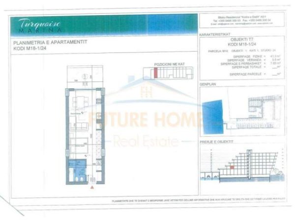 Durres, shitet apartament Kati 1, 59 m² 100.000 Euro (GJIRI I LALZIT, DURRES)