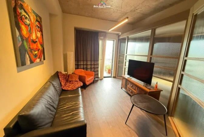 Tirane, jepet me qera apartament 1+1 Kati 9, 1.000 m² 1.000 € (Rruga e Kavajes)