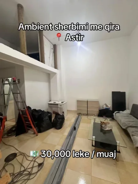 Tirane, jepet me qera ambjent biznesi Kati 0, 30 m² 300 € (Astir prane rrethit)