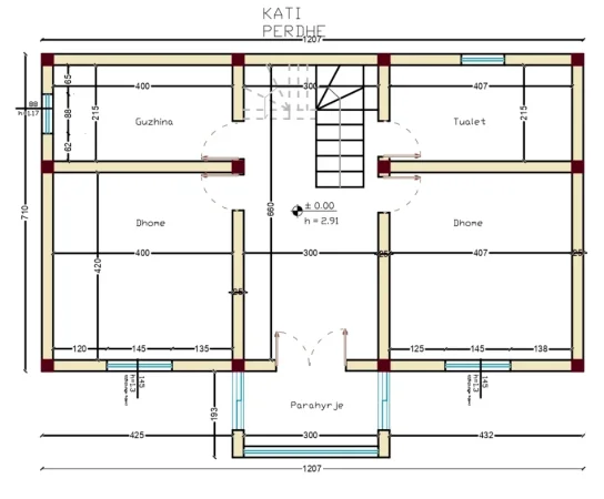 Tirane, jepet me qera/shitet Vile 2 Katshe Kati 0, 180 m² 850 € (Haki Stermilli)