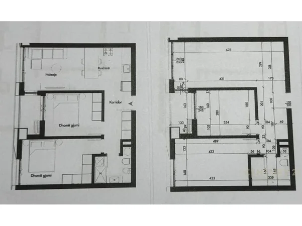 Tirane, shitet apartament 2+1 Kati 7, 205.000 € 