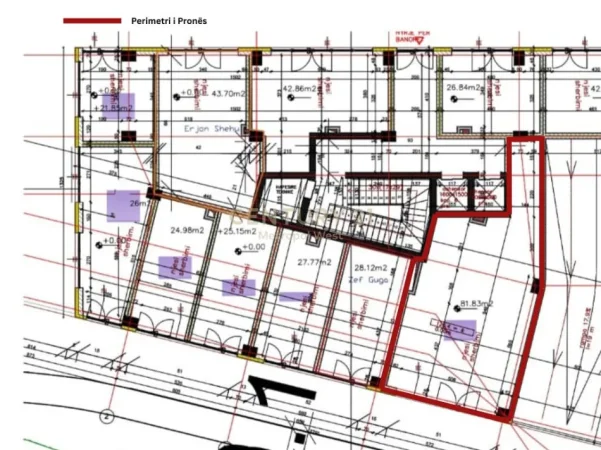 Tirane, jepet me qera ambjent biznesi Kati 0, 82 m² 1.800 € (Rruga Bardhyl)