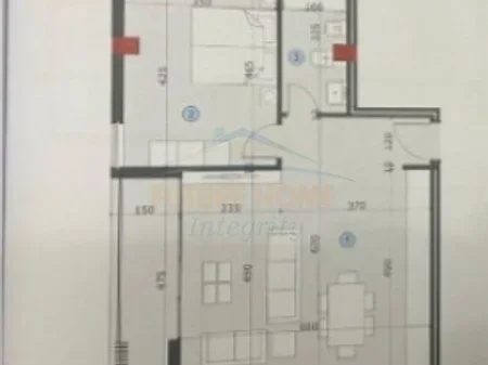 Tirane, shitet apartament 1+1 Kati 4, 80 m² 108.200 € 