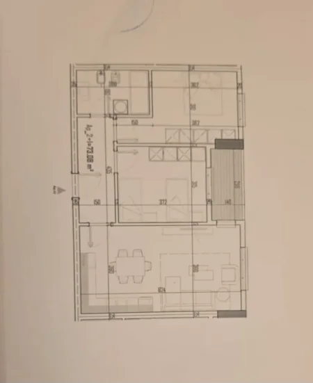 Tirane, shitet apartament 2+1 , 84 m² 92.543 € (PASKUQAN)