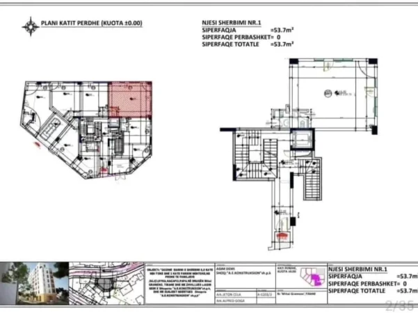 Tirane, Liste me oferta Kati 0, 48 m² 