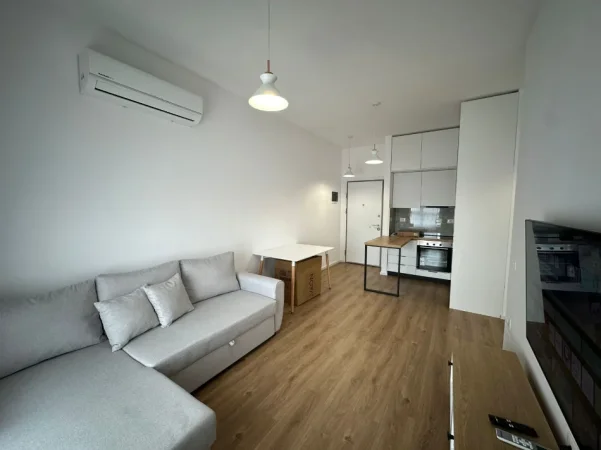 Tirane, jepet me qera apartament 1+1 Kati 8, 60 m² 480 € (Ali Demi)