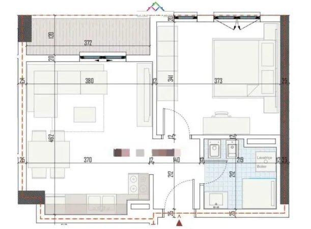 Tirane, shes apartament 1+1 Kati 4, 54 m² 68.600 € (Rruga Lidhja e Prizrenit)