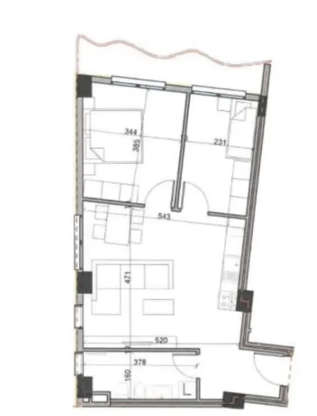 Tirane, shitet apartament 2+1+Ballkon , 83 m² 104.000 € (Aluna Complex, Paskuqan)