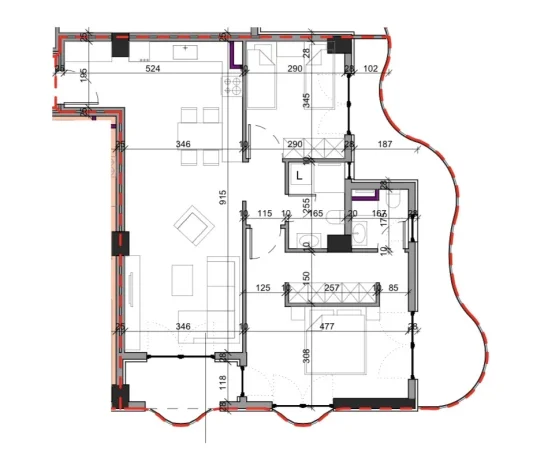 Tirane, shitet apartament 2+1 , 128 m² 140.580 € (Aluna Complex 2, Paskuqan)