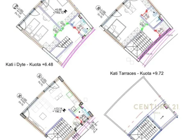 Tirane, shes apartament duplex 3+1+Aneks+Ballkon Kati 3, 198 m² 330.806 € 