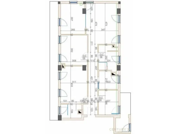 Tirane, jepet me qera zyre Kati 7, 144 m² 2.500 € 