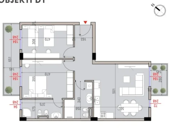 Tirane, shitet apartament 2+1 Kati 1, 115 m² 199.350 € (Sauk I Vjeter)