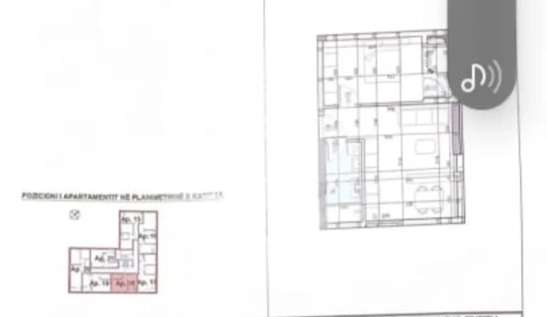 Tirane, shitet apartament Kati 3, 61 m² 96.499 € (Astir)