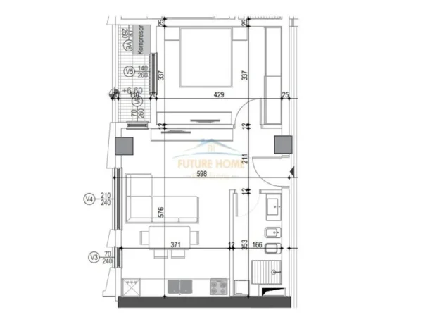 Tirane, shitet apartament Kati 1, 69 m² 211.000 € (Komuna e Parisit)