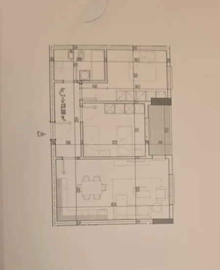 Tirane, shitet apartament 2+1 Kati 5, 84 m² 92.543 € (Majestic 1 paskuqan)