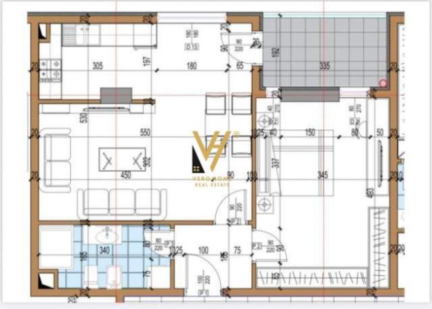 Tirane, shitet apartament 1+1+BLK Kati 1, 76 m² 83.700 Euro (SHKOZE)