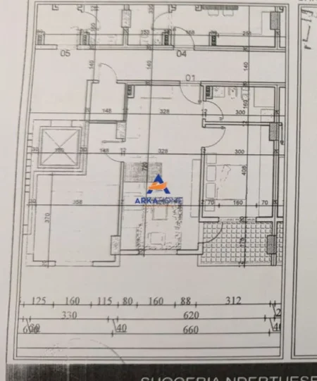 Tirane, shitet apartament 1+1 Kati 4, 150 m² 