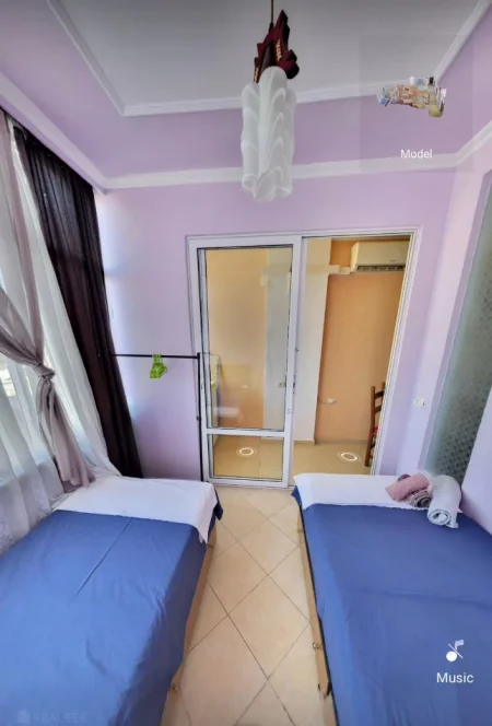 Durres, jepet me qera apartament 1+1 Kati 4, 65 m² 250 € (Plazh Iliria)