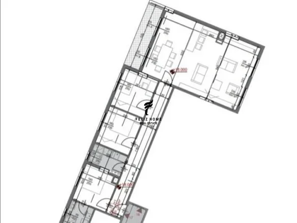 Tirane, jepet me qera zyre Kati 5, 148 m² 900 € (RRUGA E DIBRES)