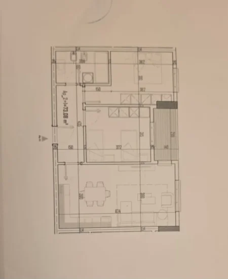 Tirane, shitet apartament 2+1 Kati 5, 84 m² 92.543 € (Paskuqan)