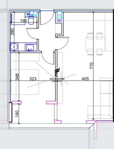 Tirane, shitet apartament 1+1 , 80 m² 210.100 € (LIQENI ARTIFICIAL)