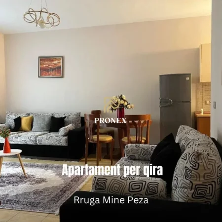Tirane, jepet me qera apartament 1+1 , 60 m² 630 € (Mine Peza)