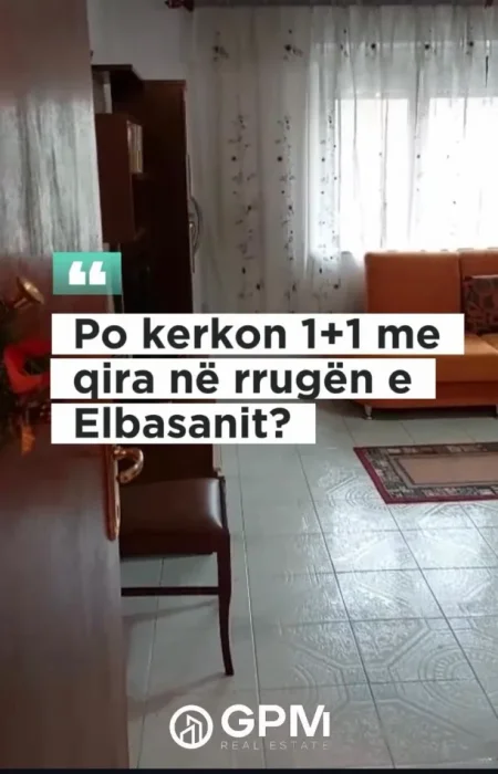 Tirane, jepet me qera apartament 1+1 Kati 3, 60 m² 600 €