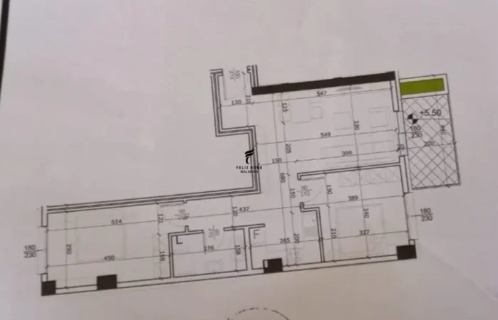 Tirane, jepet me qera zyre Kati 2, 97 m² 1.300 € (MYSLYM SHYRI)