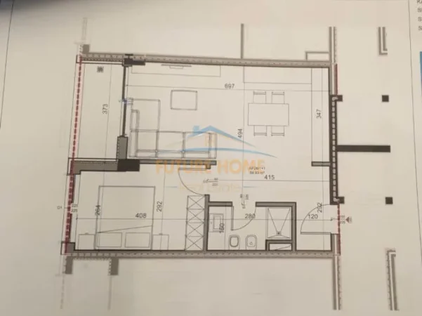 Tirane, shitet apartament 1+1+Ballkon Kati 2, 69 m² 202.225 € (Pazari i Ri)