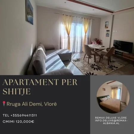 Vlore, shitet 2+1 Kati 3, 78 m² 120.000 € (Rruga Ali Demi, Vlorë)