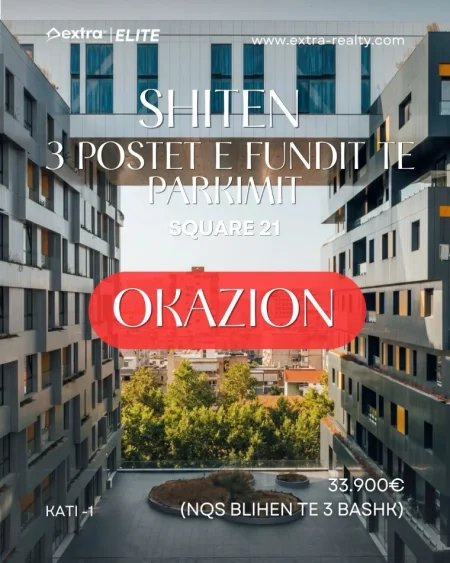 Tirane, shitet garazh | post parkimi Kati -1, 33.900 € (Square 21)