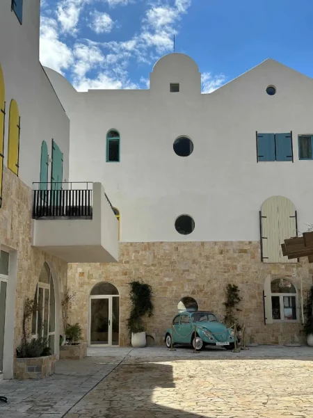 Dhermi - Palase, shitet apartament 2+1+Ballkon Kati 0, 92 m² 368.200 € (Santorini Residence)