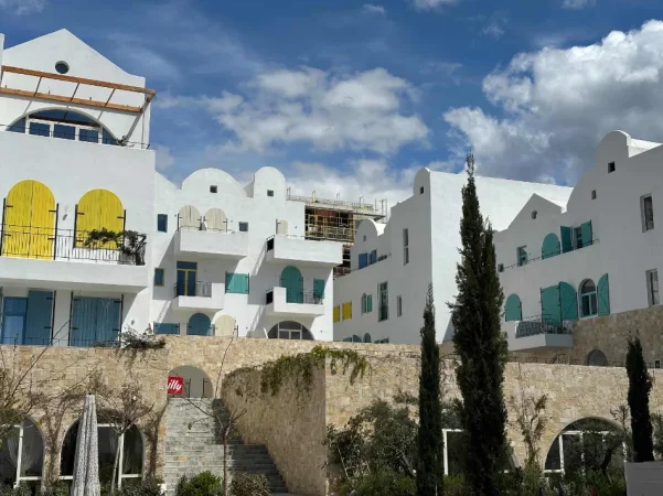 Dhermi - Palase, shitet apartament 2+1+Ballkon Kati 0, 92 m² 368.200 € (Santorini Residence)