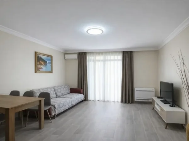 Tirane, jepet me qera apartament 1+1+Ballkon Kati 5, 65 m² 450 € (5 maji)