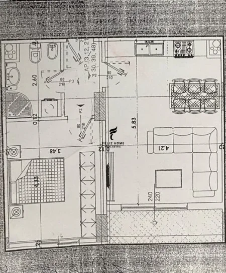 Tirane, jepet me qera zyre Kati 2, 70 m² 500 € (YZBERISHT)