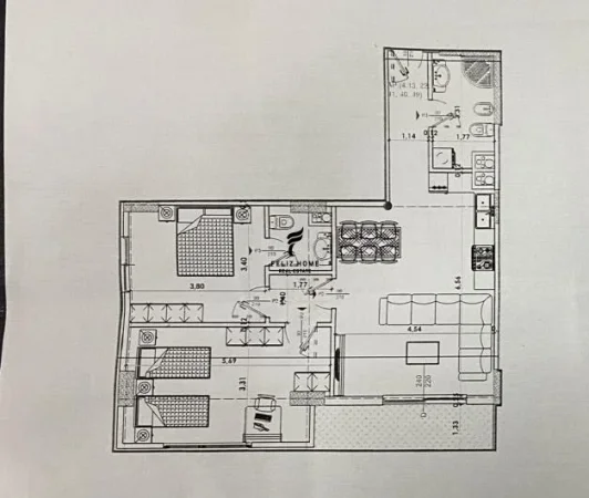Tirane, jepet me qera zyre Kati 3, 107 m² 600 € (YZBERISHT)