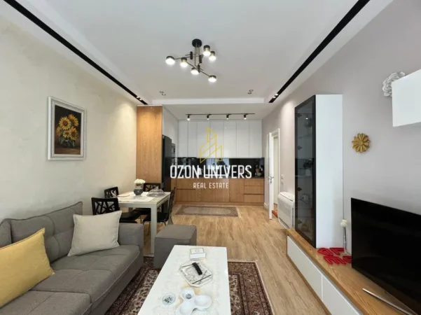 Tirane, jepet me qera apartament 1+1+Ballkon Kati 2, 70 m² 65,000 ALL (Kompleksi Kontakt, 21 Djetori)