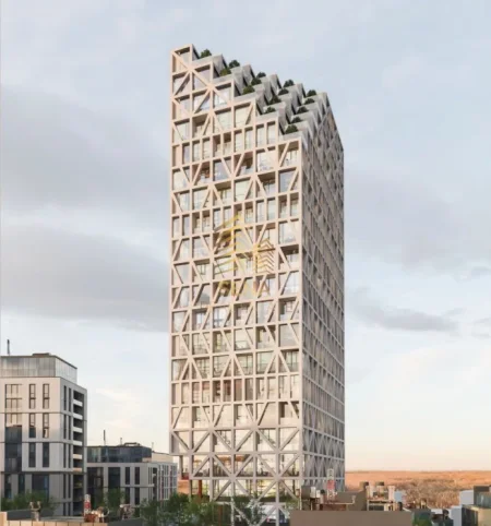 Tirane, shitet apartament 1+1+Ballkon Kati 5, 96 m² 222.800 € (Xhamllik, Filigree Tower)