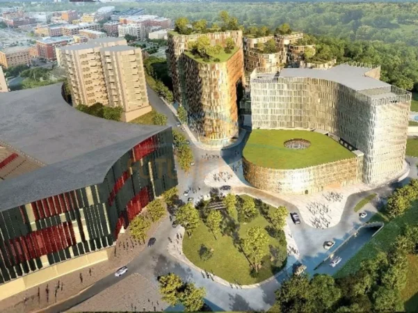 Tirane, jepet me qera zyre Kati 4, 122 m² 5.000 € (Stadiumi Air Albania)