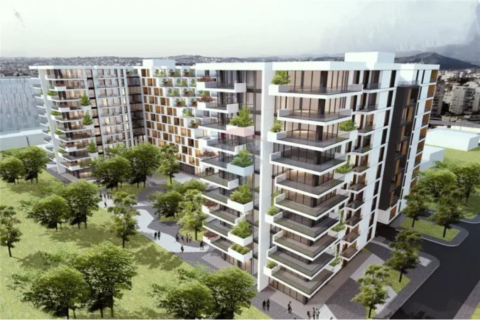 Vlore - Lungomare, shitet apartament 1+1 Kati 6, 77 m² 220.000 € (Kompleksi Poseidon, Lungomare, Vlorë)