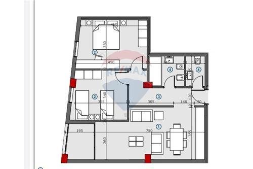 Tirane, shitet apartament 2+1+BLK 94 m² 98.000 Euro (Idriz Dollaku)