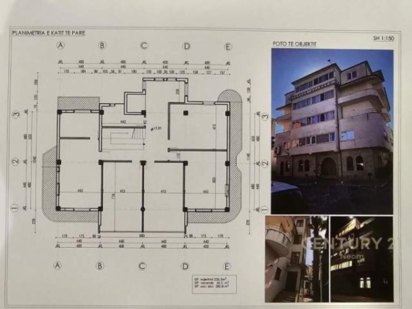 Tirane, jepet me qera Vile Kati 5, 1.320 m²  (Kinostudio)