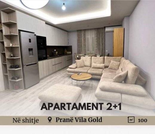 Tirane, shitet apartament 2+1 Kati 2, 100 m² 150.000 Euro prane Viles Gold