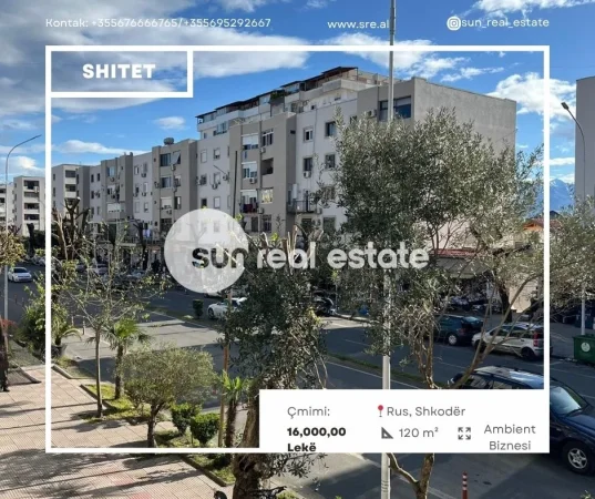 Shkoder, shitet ambjent biznesi Kati 1, 120 m² (RUS)