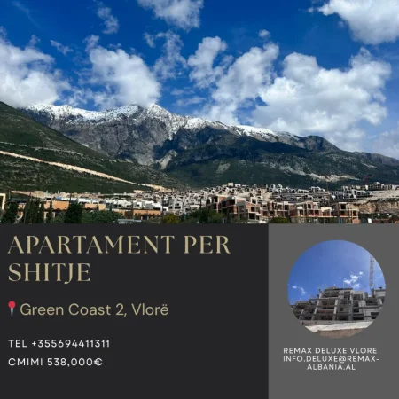 Dhermi - Palase, shitet apartament ne plazh 2+1 Kati 5, 141 m² 538.000 € (Green Coast 2,Dhermi-Palase)