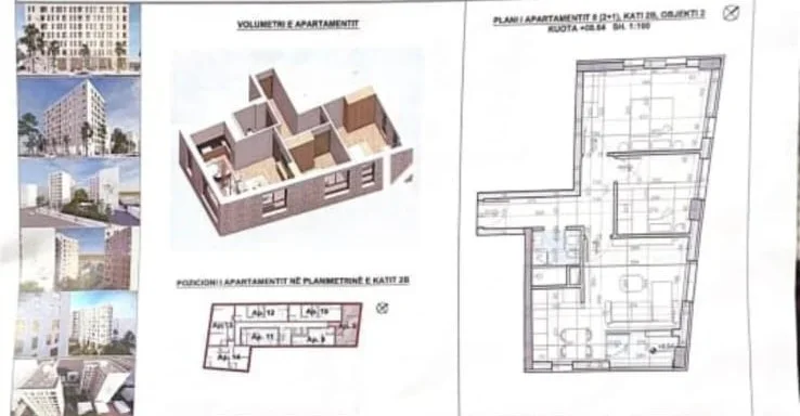 Tirane, shitet apartament 1+1+Ballkon Kati 7, 67 m² 103.850 € (ASTIR)