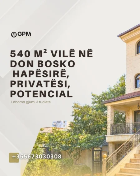 Vilë tre katëshe në shitje në Don Bosko‼️