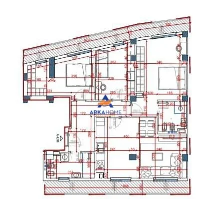 Tirane, shitet apartament 3+1+Ballkon Kati 8, 148 m² 223.000 € 