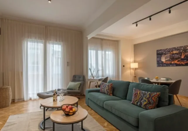 Tirane, jepet me qera apartament 1+1 Kati 3, 64 m² 625 € (Rruga Jordan Misja)