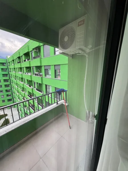 Tirane, jepet me qera 1+1+Ballkon Kati 7, 78 m² 550 € (Kompleksi i pallateve arb trans)